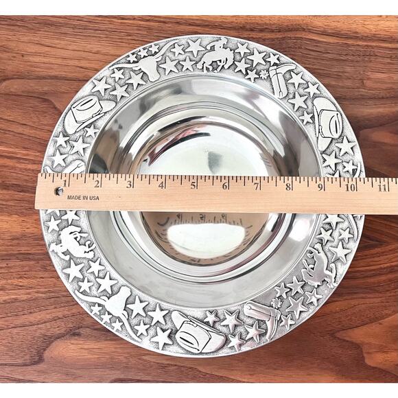 Wilton Armetale, Western Ranch Bowl Bronco Buster Bowl - Picture 8 of 10